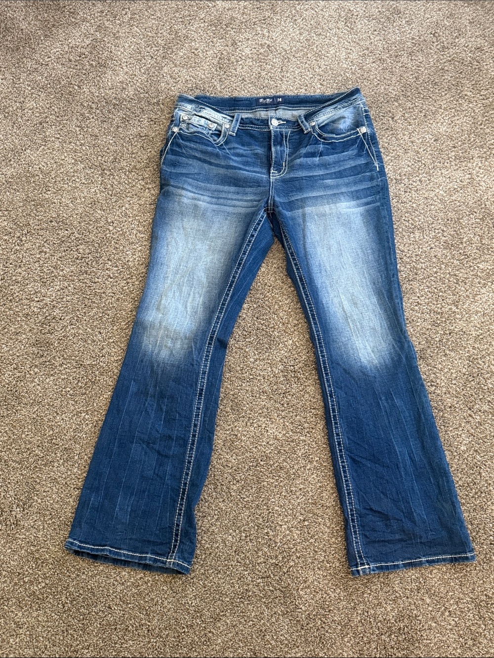 MISS Me Classic Women's Blue Bootcut Jeans